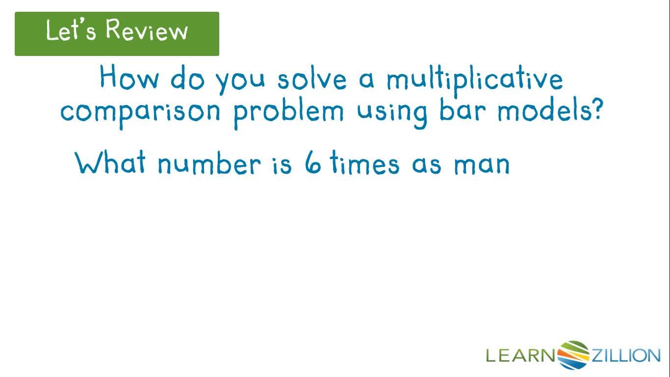 Solving Multiplicative Comparison Word Problems with Equations